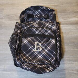 Thirty-One Embroidered "B" Cross Body Sling Backpack